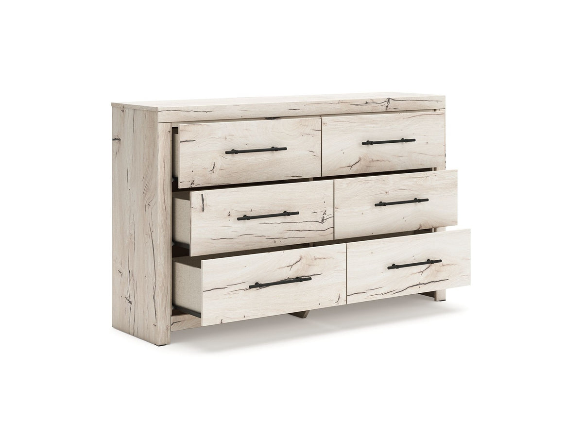 Lawroy - Six Drawer Dresser - Light Natural