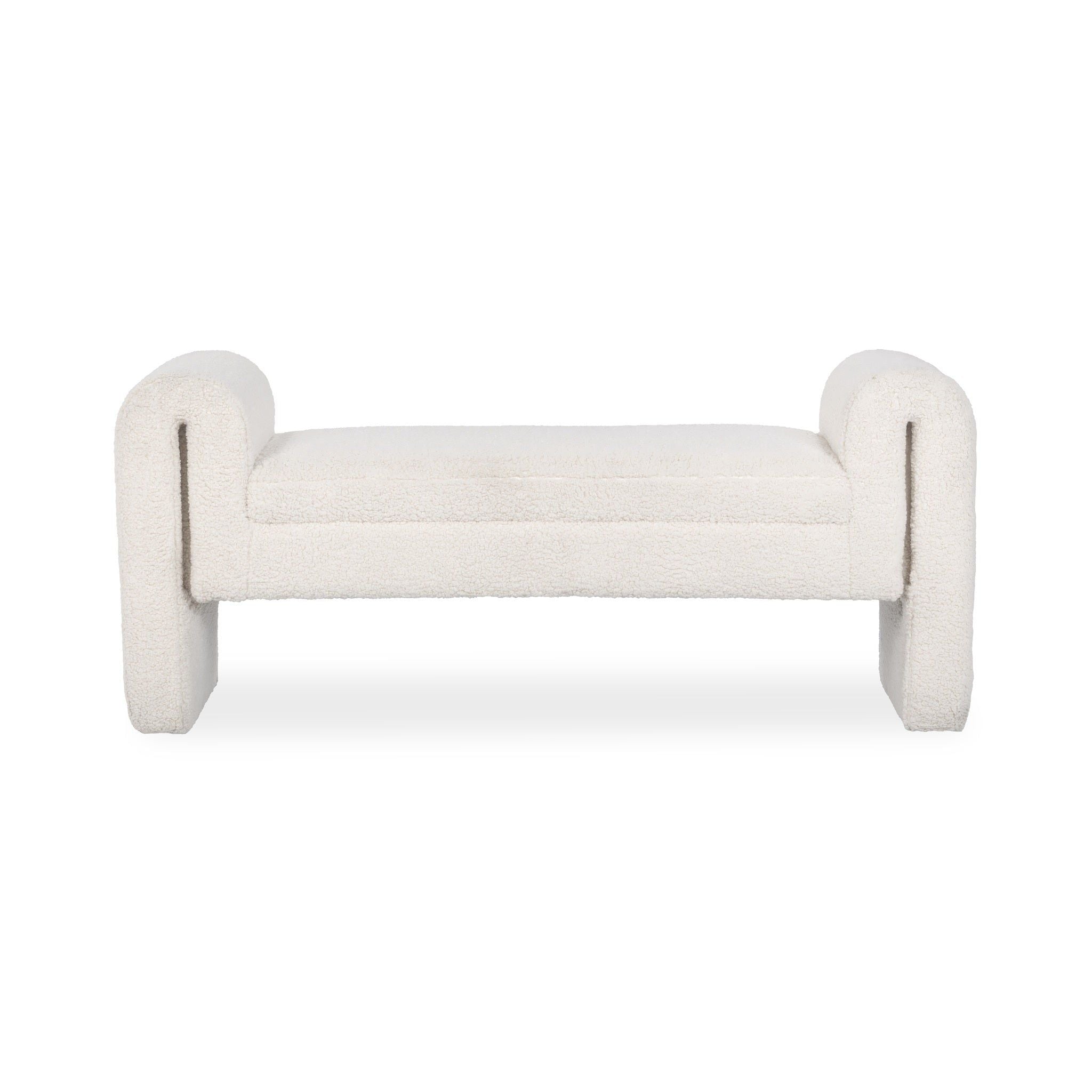 Ada - Bench - Ivory Fleece