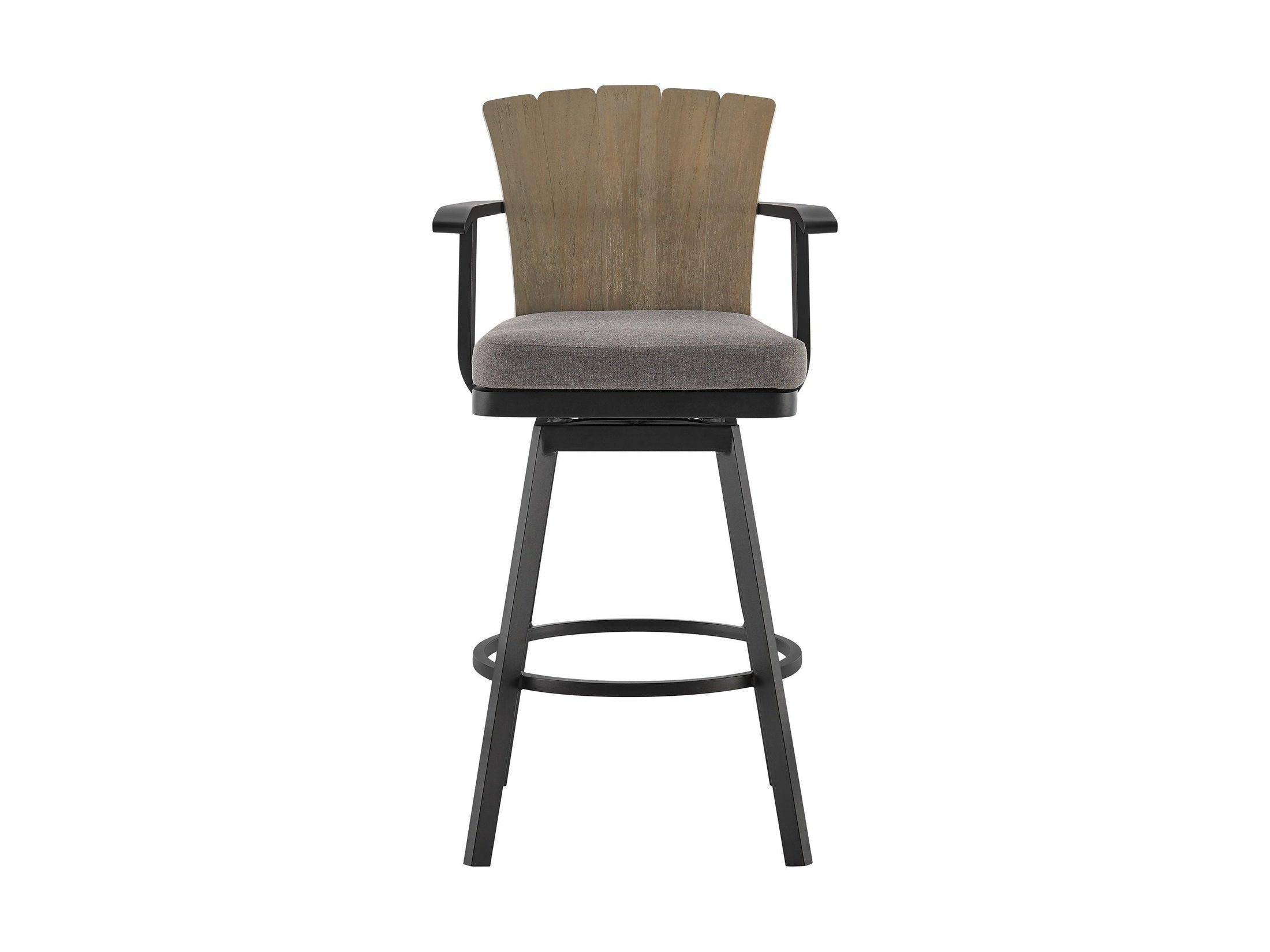 Hazel - Outdoor Patio Swivel Bar Stool