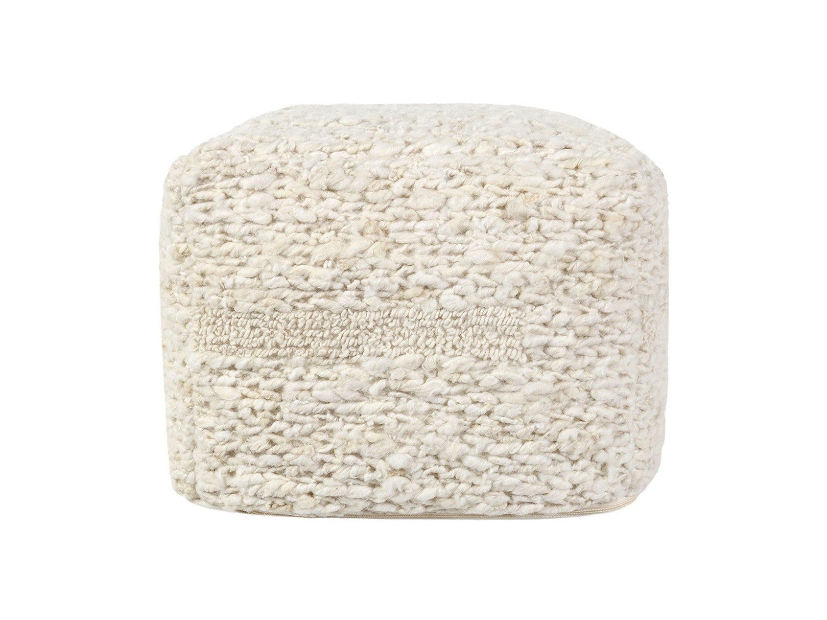 Sinclair - Pouf - Ivory