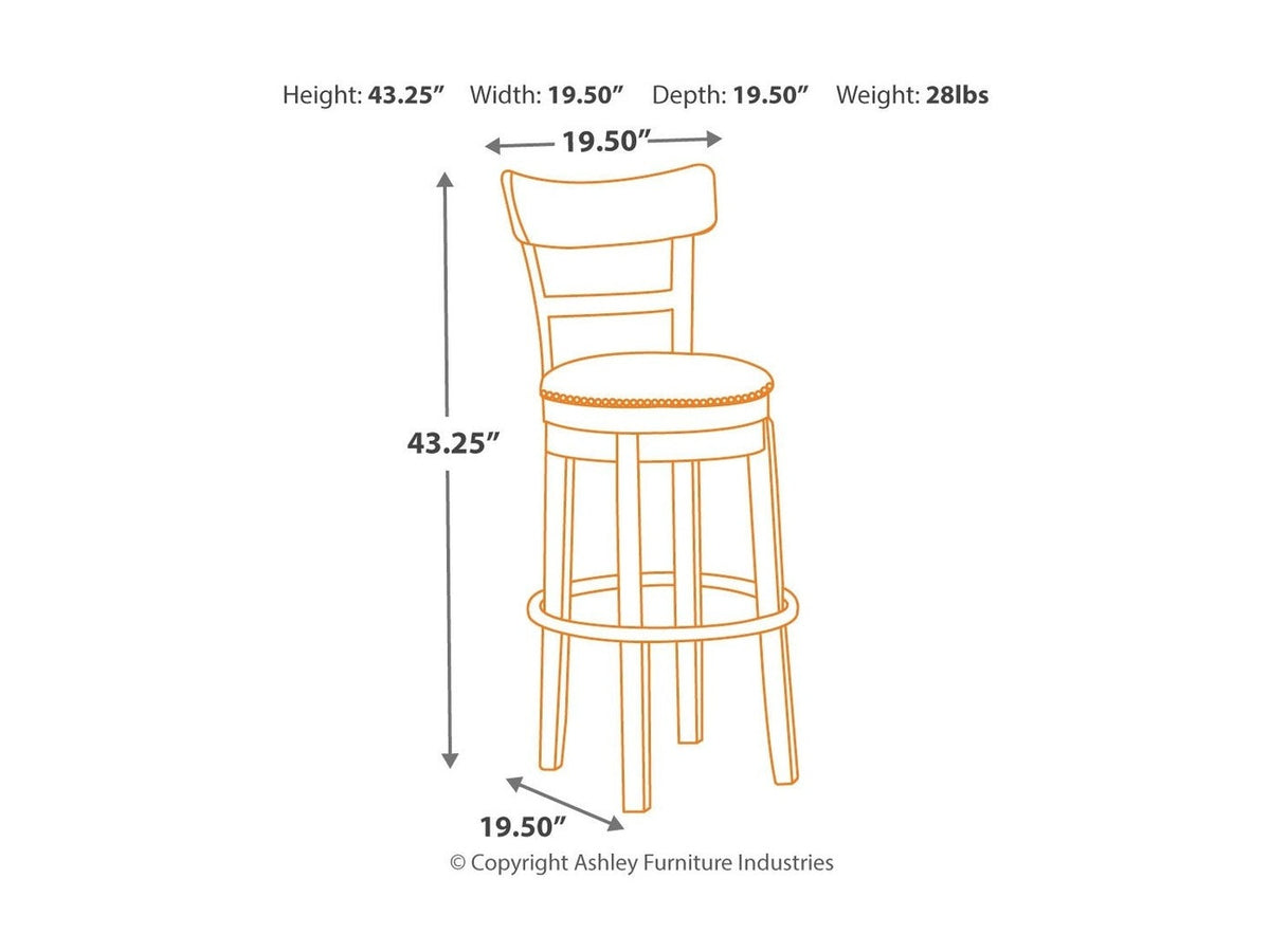 Pinnadel - Swivel Barstool