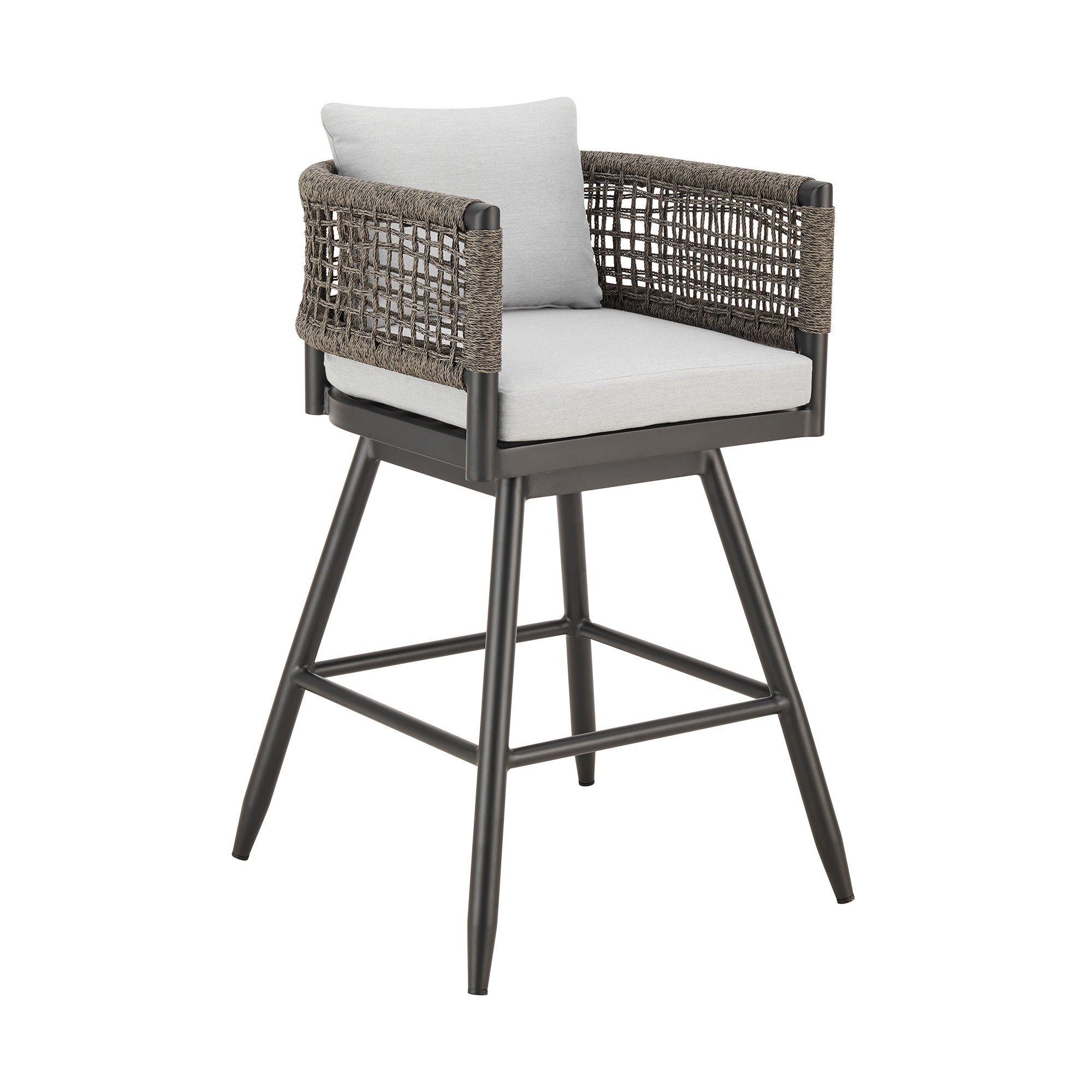 Alegria - Outdoor Patio Swivel Bar Stool Set
