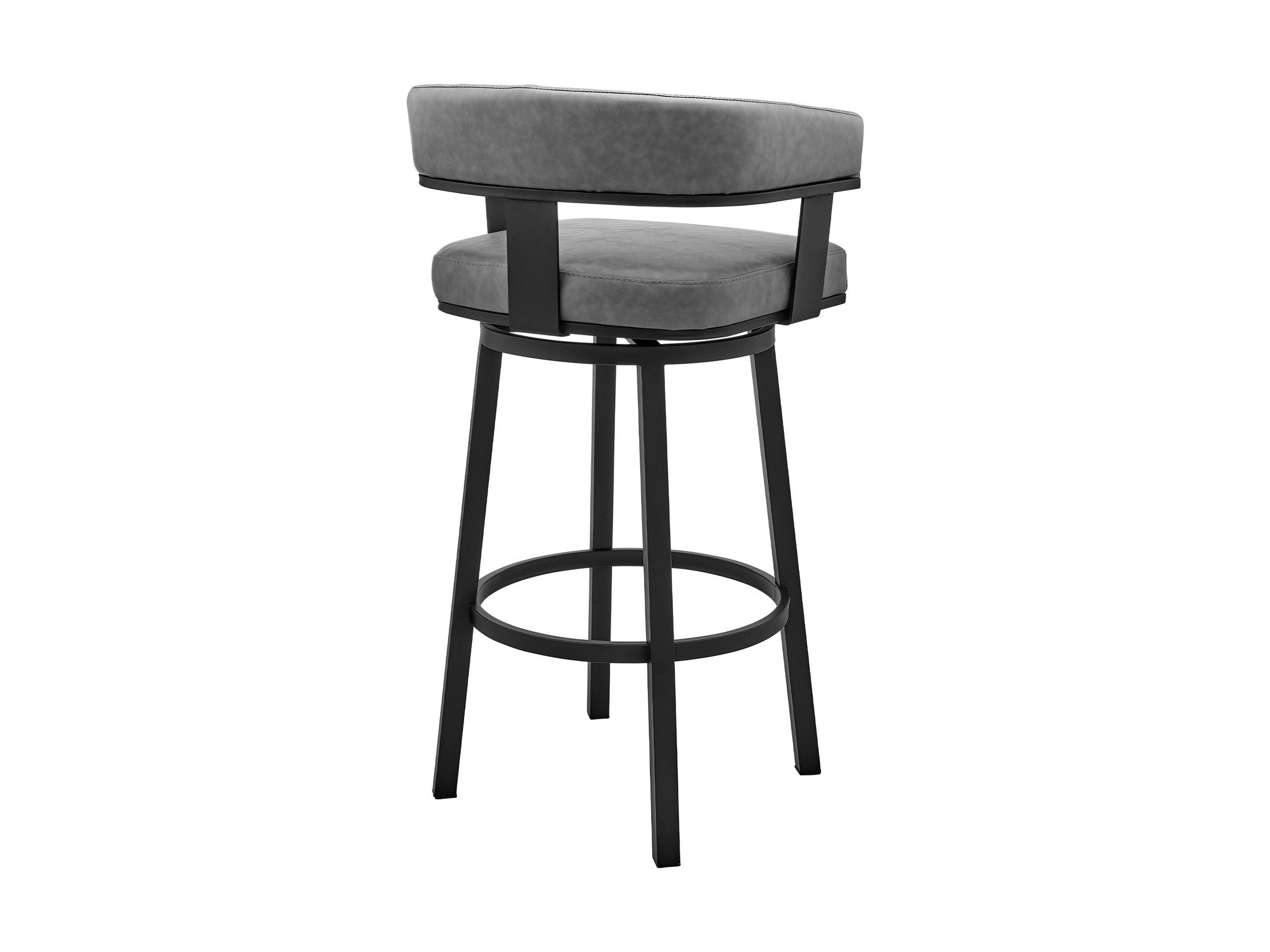 Cohen - Swivel Bar Stool - Black Finish