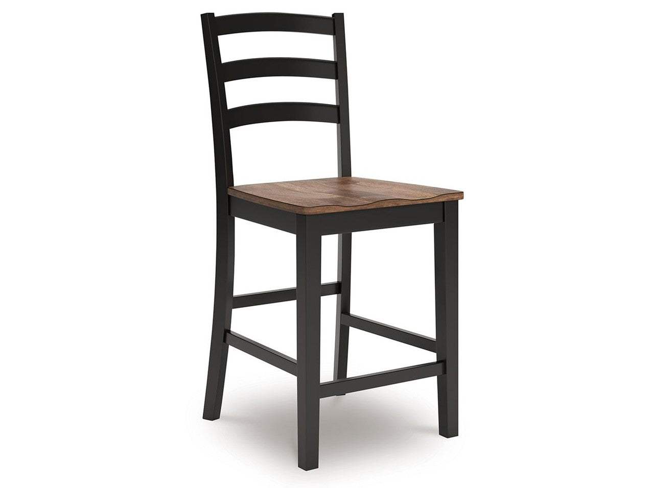 Wildenauer - Barstool (Set of 2) - Brown / Black