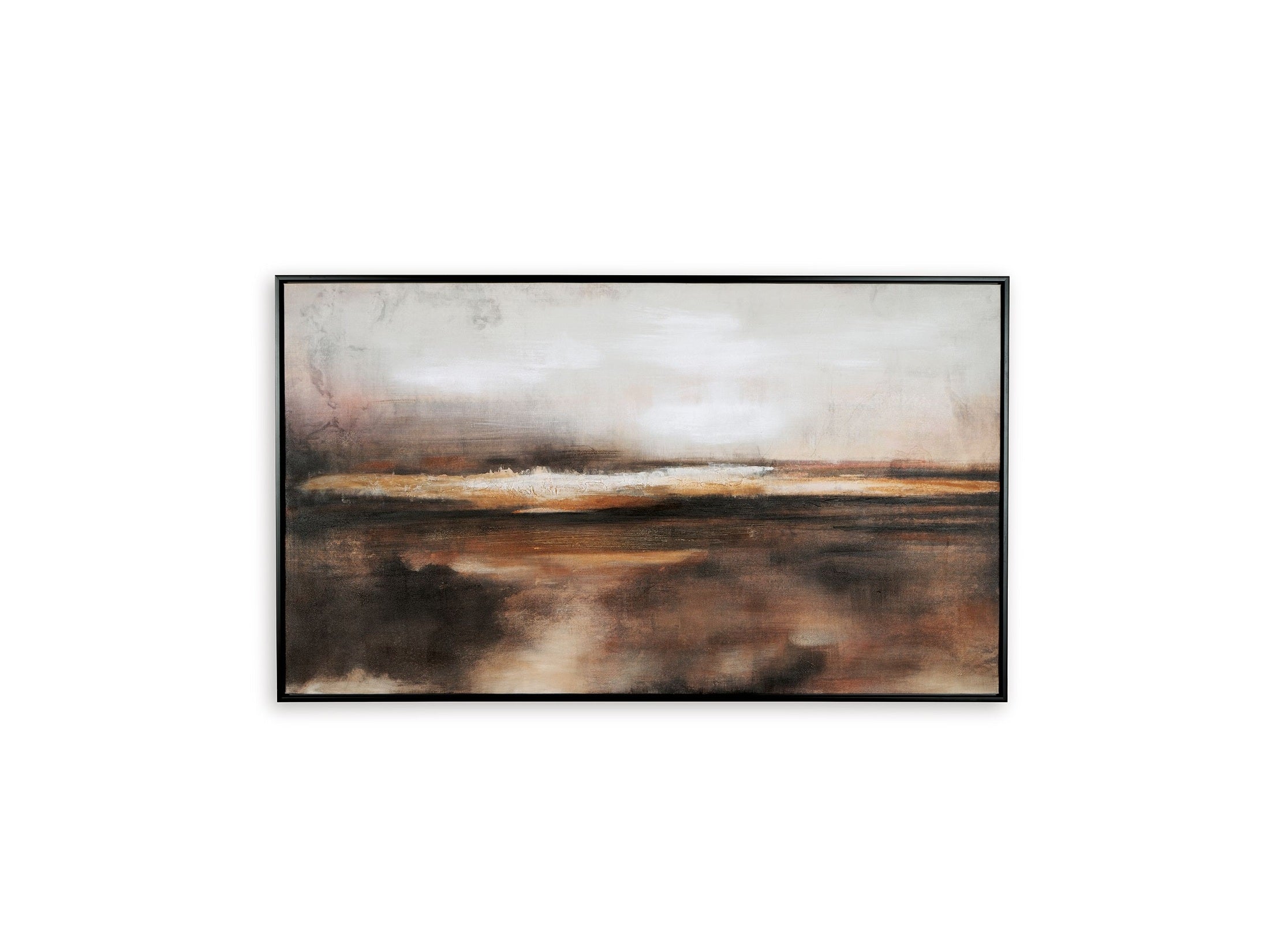 Drewland - Wall Art - Black / Brown / Orange
