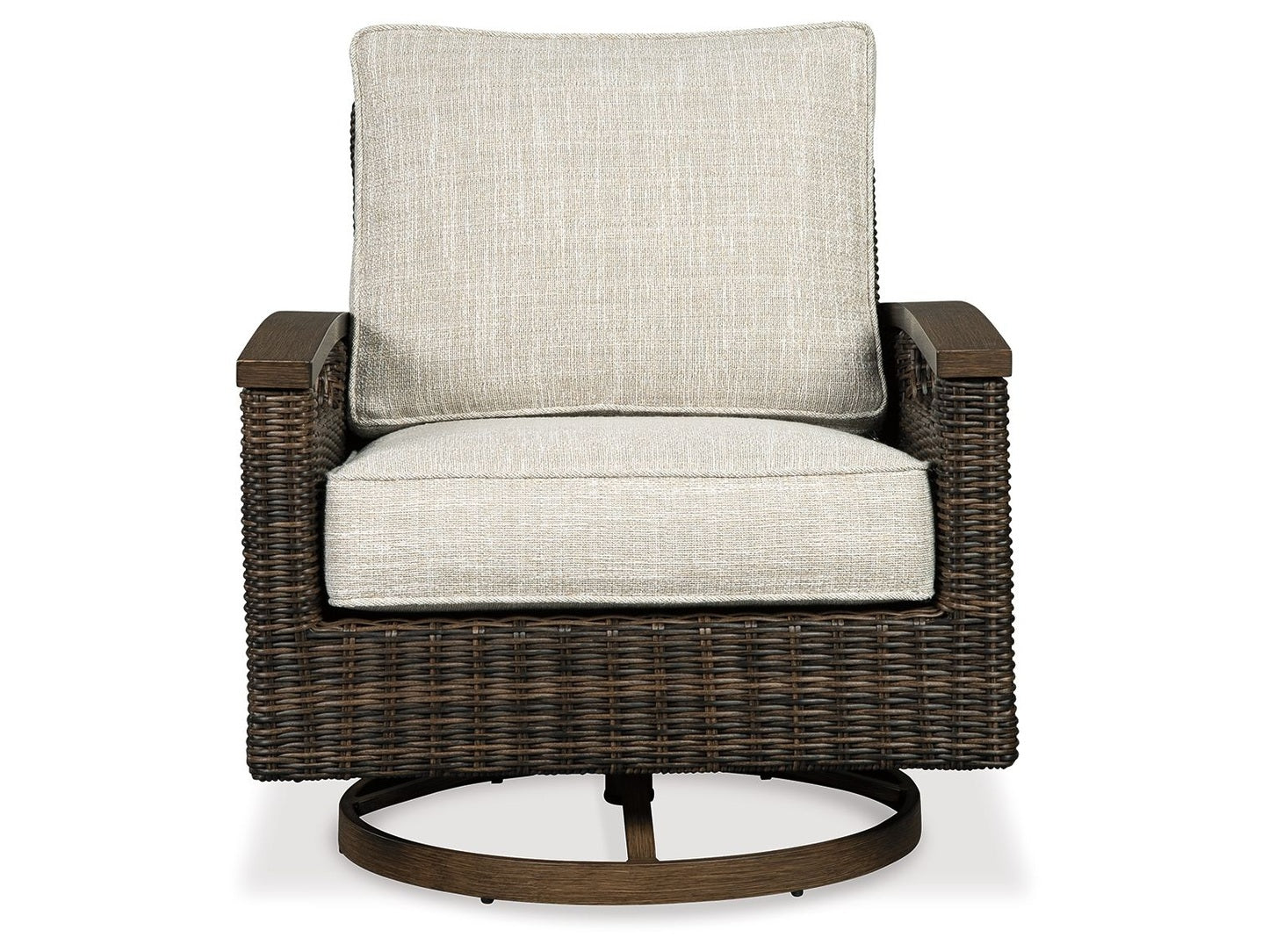 Paradise Trail - Swivel Lounge Chair (Set of 2) - Medium Brown