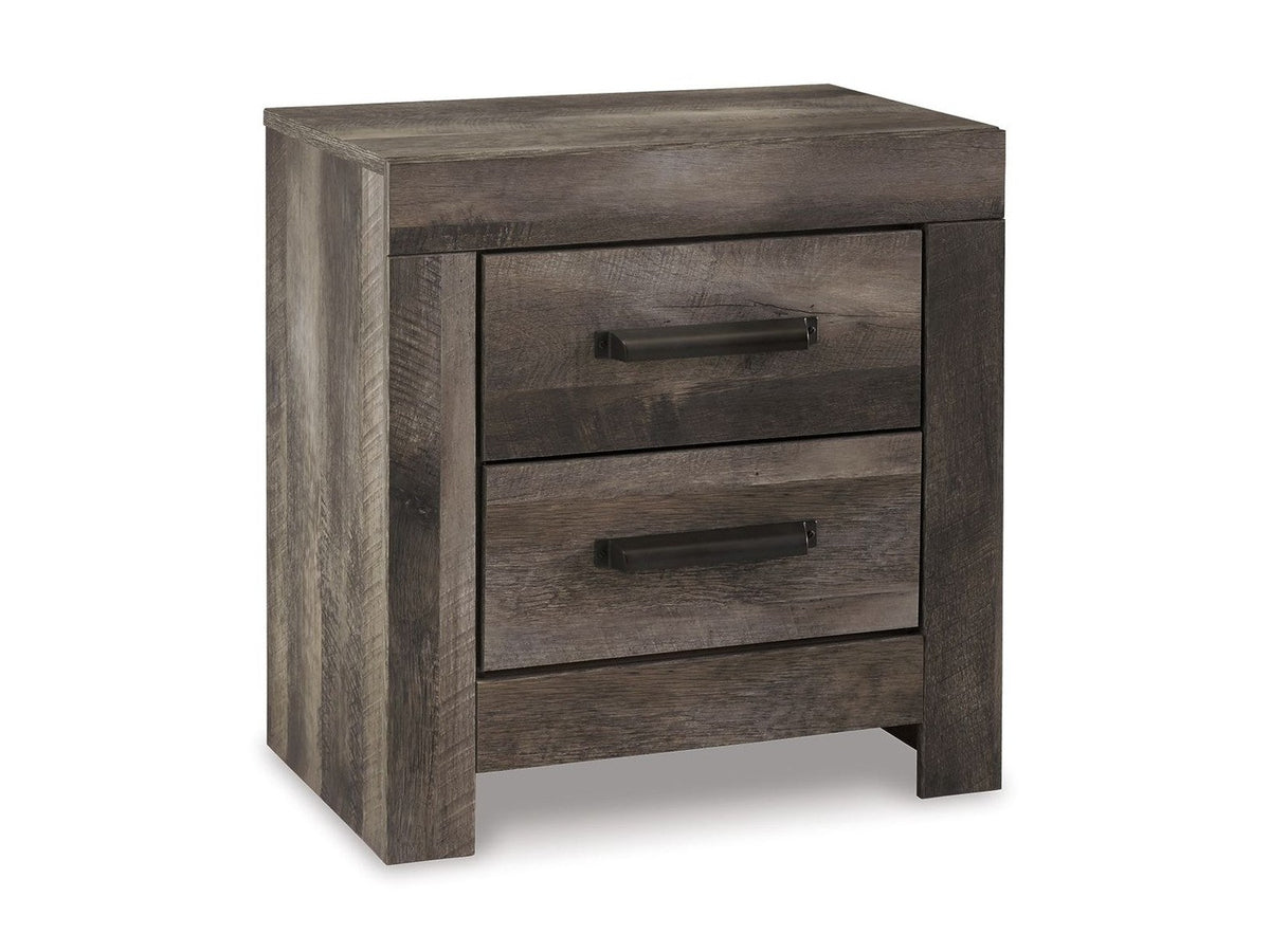 Wynnlow - Two Drawer Night Stand - Gray