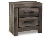 Wynnlow - Two Drawer Night Stand - Gray