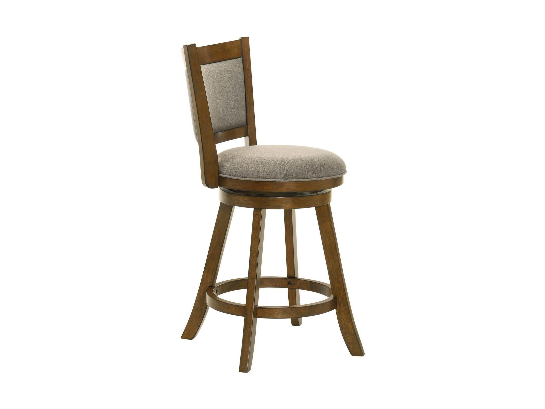 Aiden - Modern Farmhouse Swivel Wood Counter Height Kitchen Bar Stool