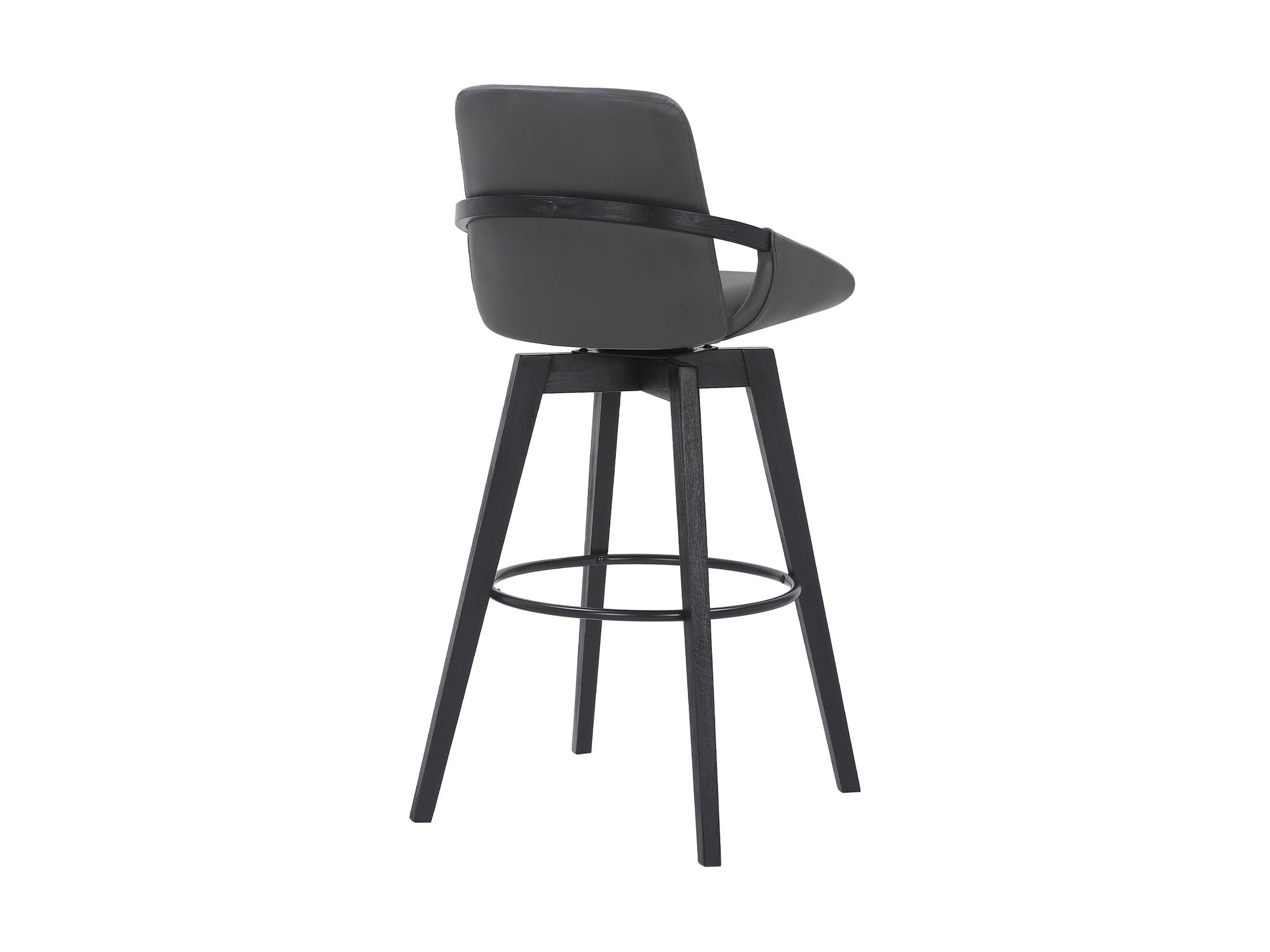 Baylor - Swivel Bar Stool With Black Frame