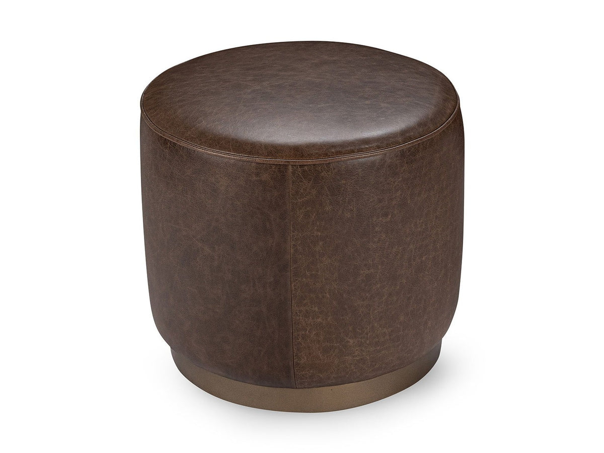 Clair - Leather Round Table
