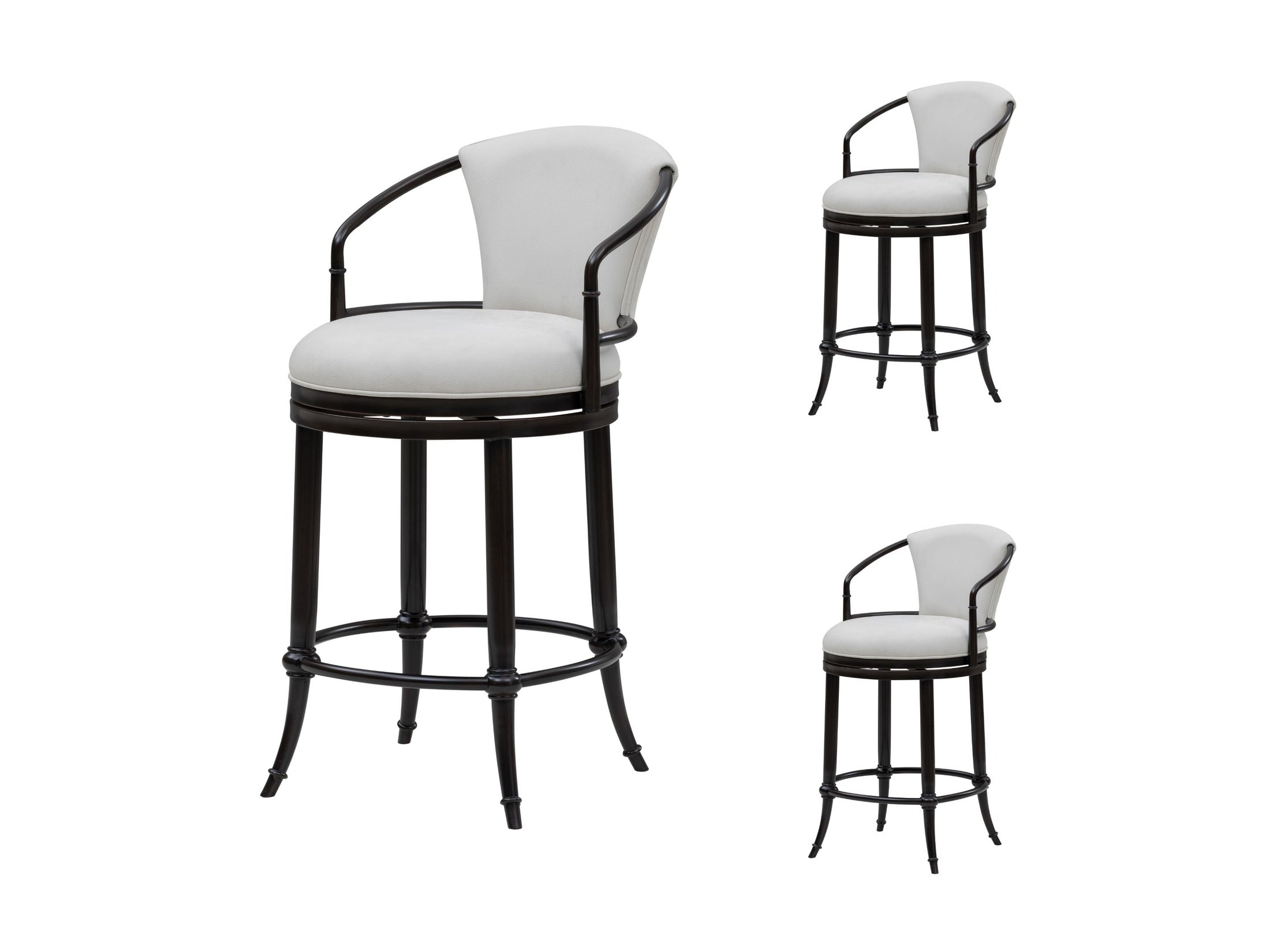 Otis - Upholstered Swivel Counter Height Barstool