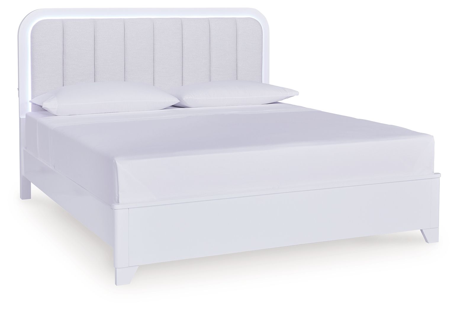 Frostlyn - Upholstered Panel Bed