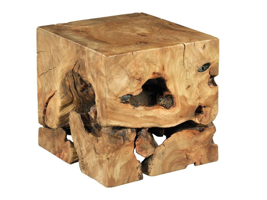 Hammary Hidden Treasures Square Root Table With Glass Top