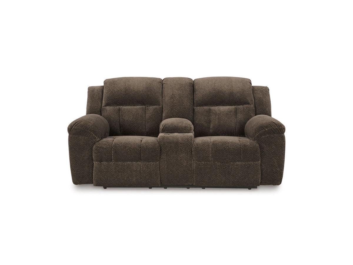 Frohn - Dbl Reclining Loveseat With Console