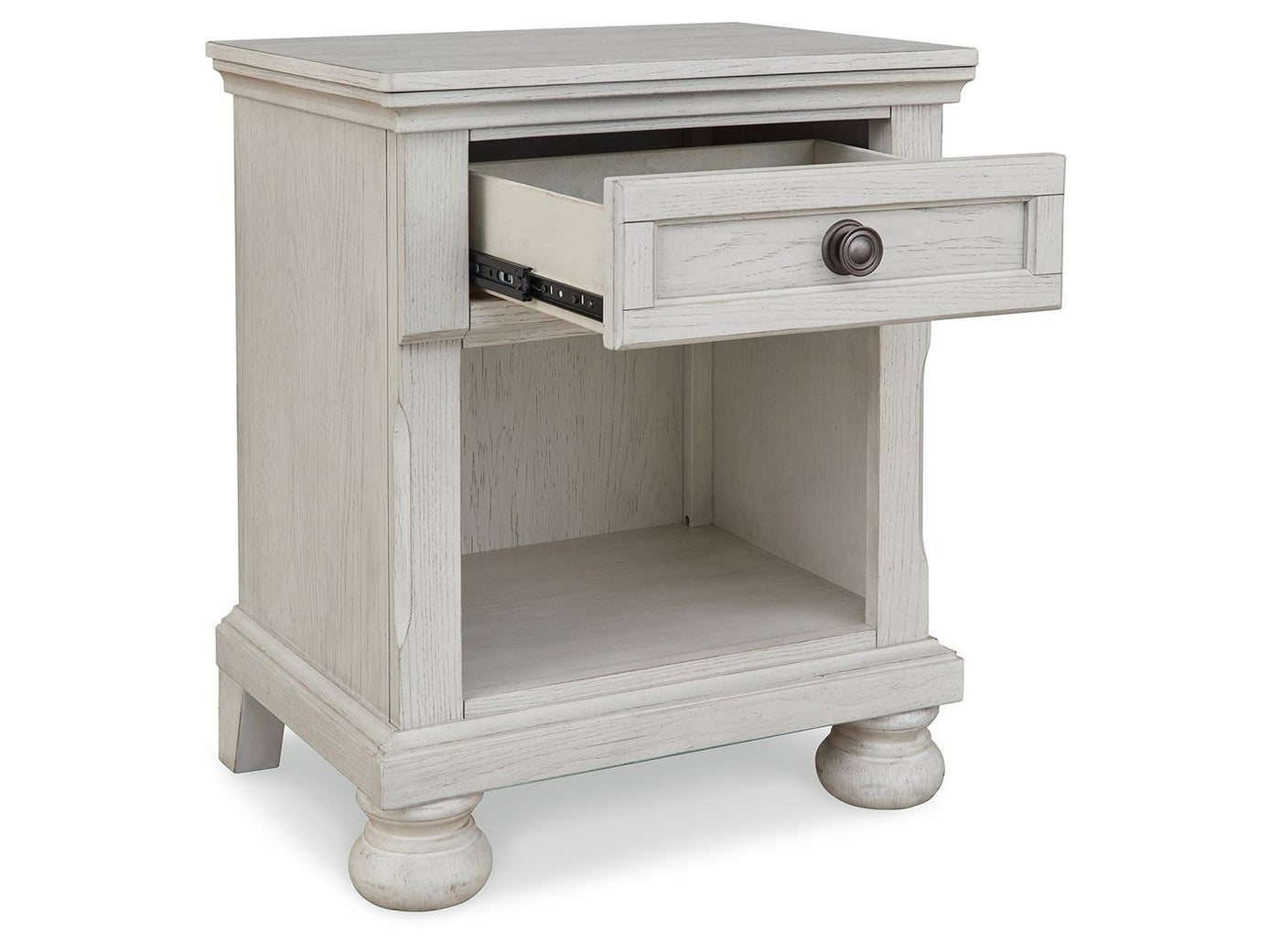 Robbinsdale - One Drawer Night Stand - Antique White