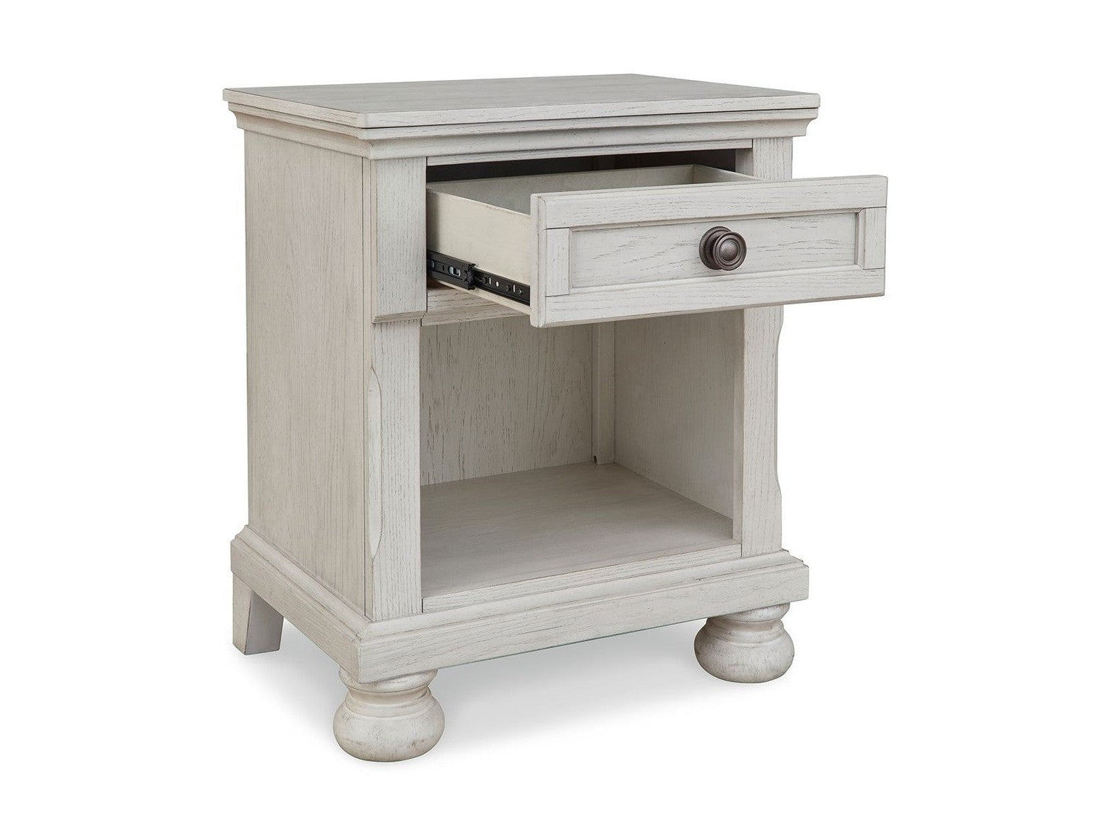 Robbinsdale - One Drawer Night Stand - Antique White