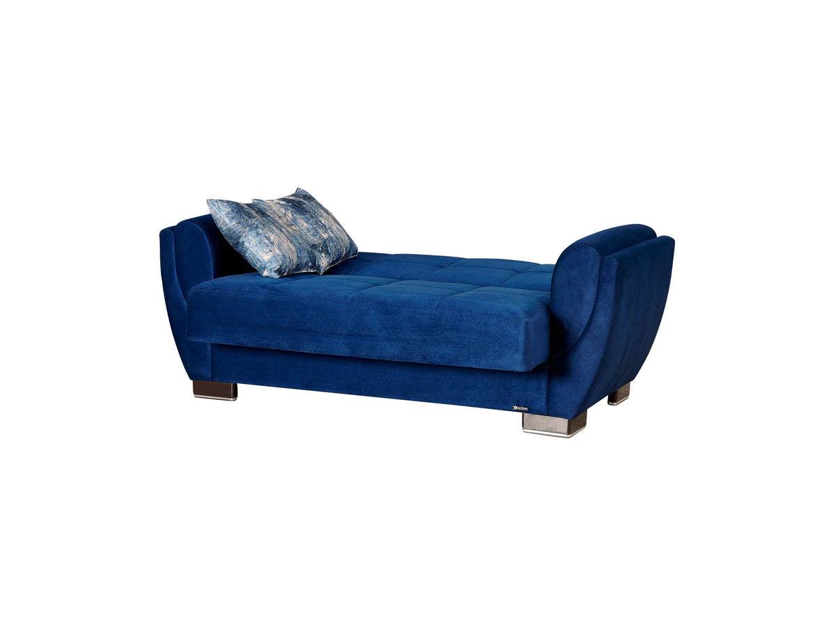 Ottomanson Armada Air - Upholstered Convertible Loveseat With Storage - Microfiber