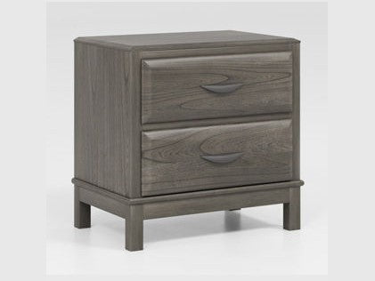 Mazing - Two Drawer Night Stand - Gray