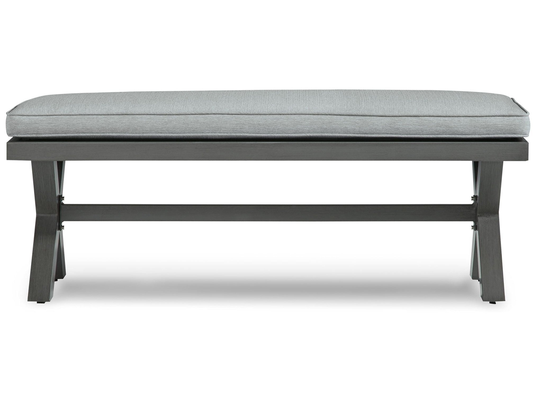Elite Park - Bench With Cushion - Gray