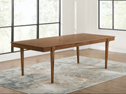 Lyncott - Rectangular Dining Room Extension Table - Brown