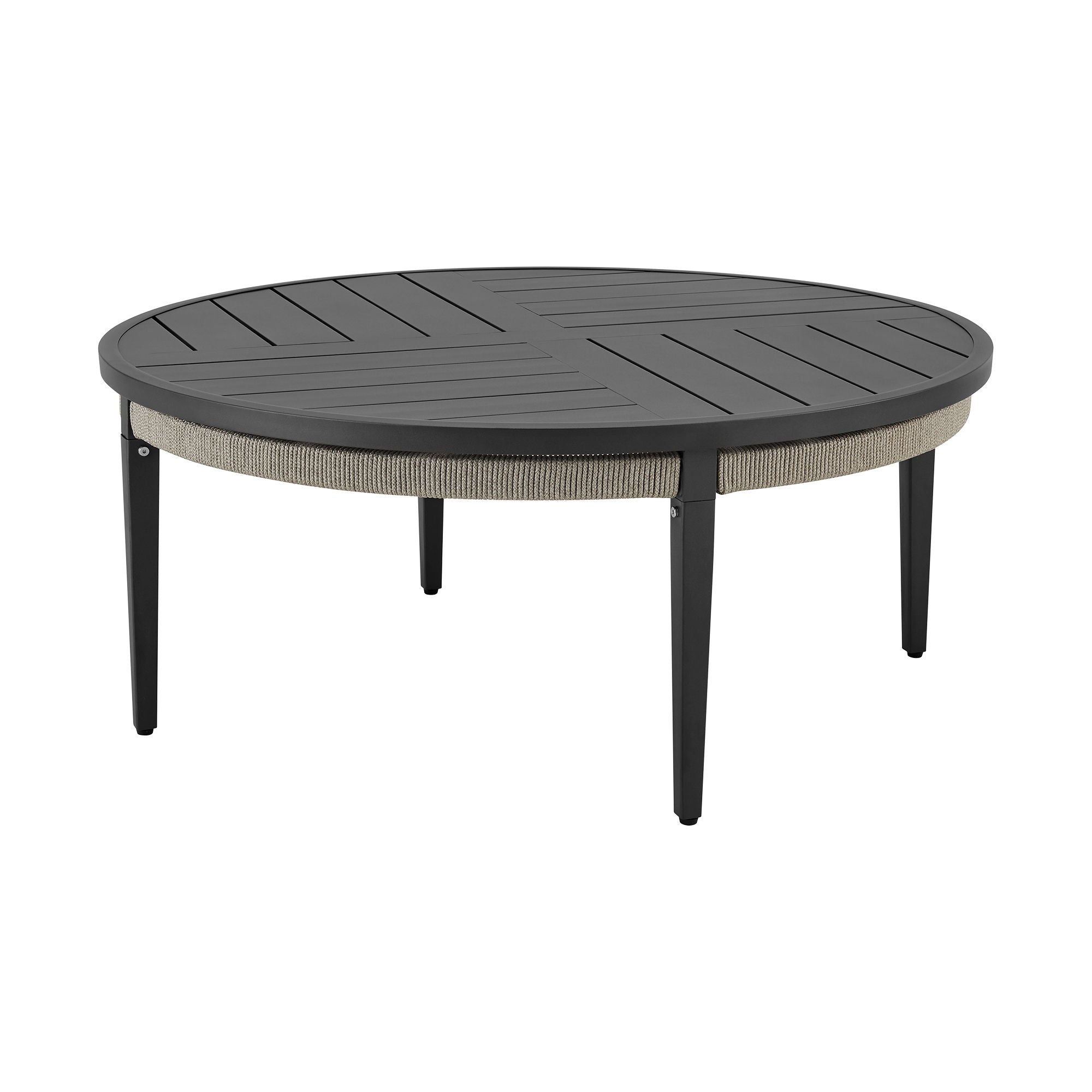 Zella - 3 Piece Outdoor Patio Swivel Seating Set - Light Gray