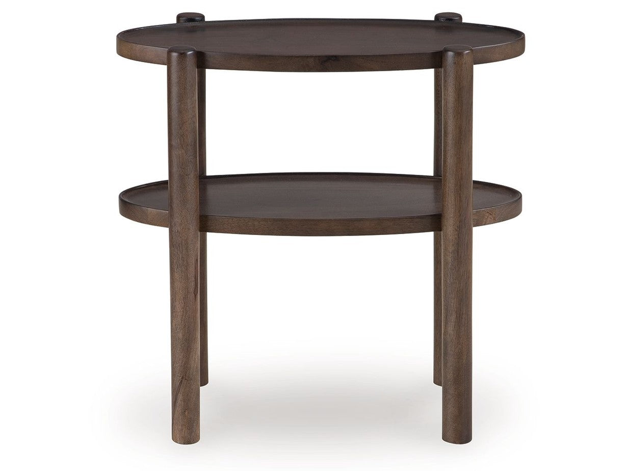 Wiattbury - Accent Table - Gray Brown