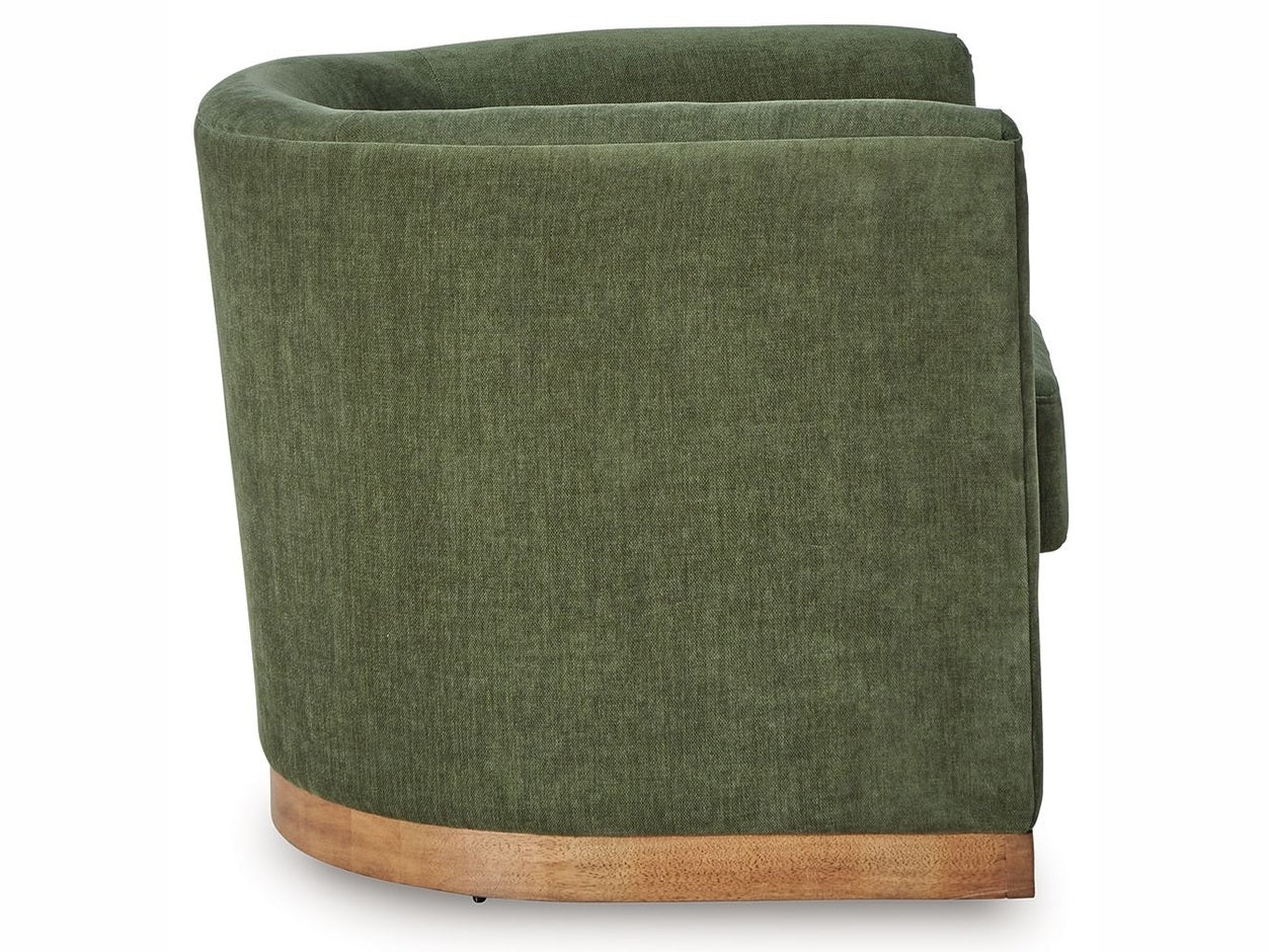 Jersonlow - Swivel Chair - Forest Green