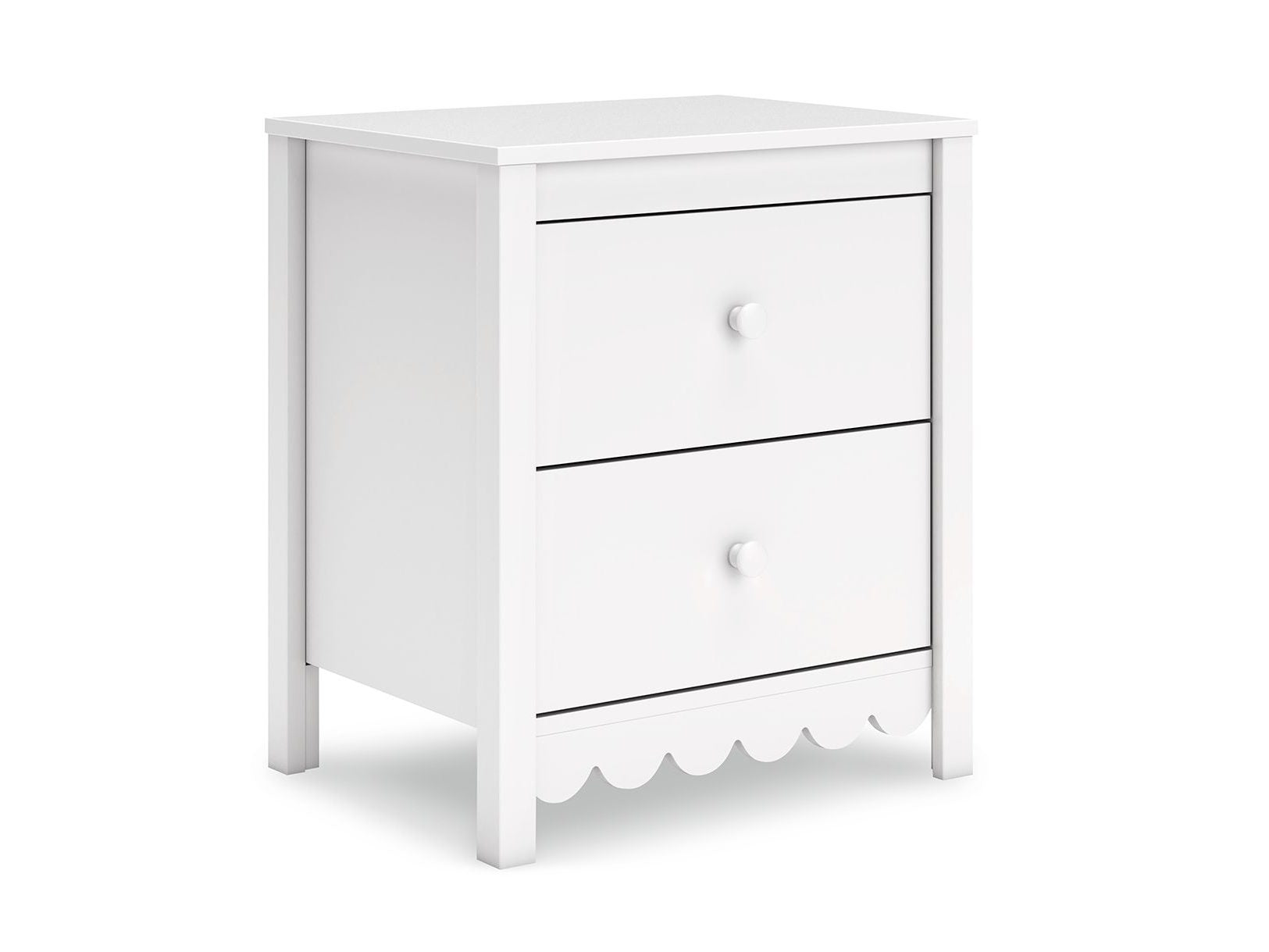 Hallityn - Two Drawer Night Stand - White