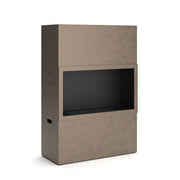 Midnight Mountain - Freestanding Fireplace - Light Brown