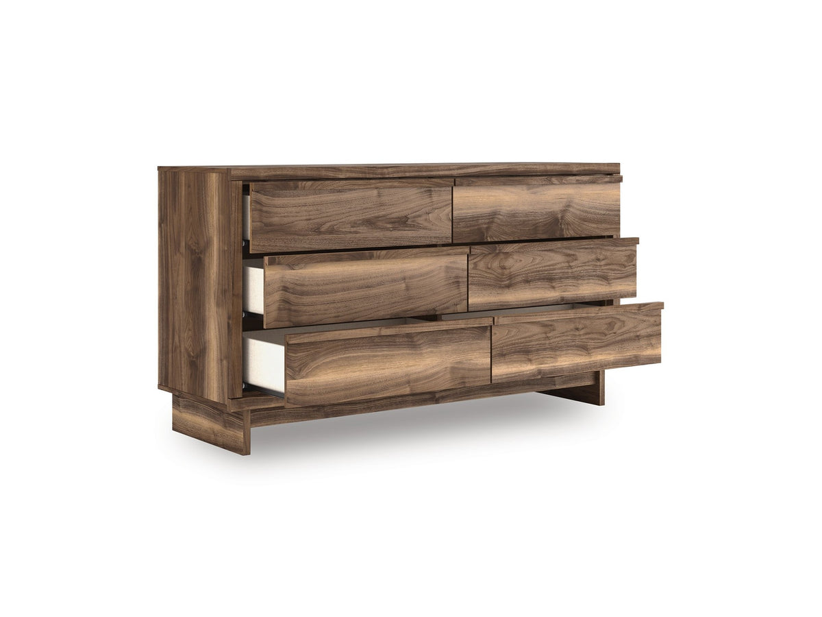 Chirason - Six Drawer Dresser - Brown