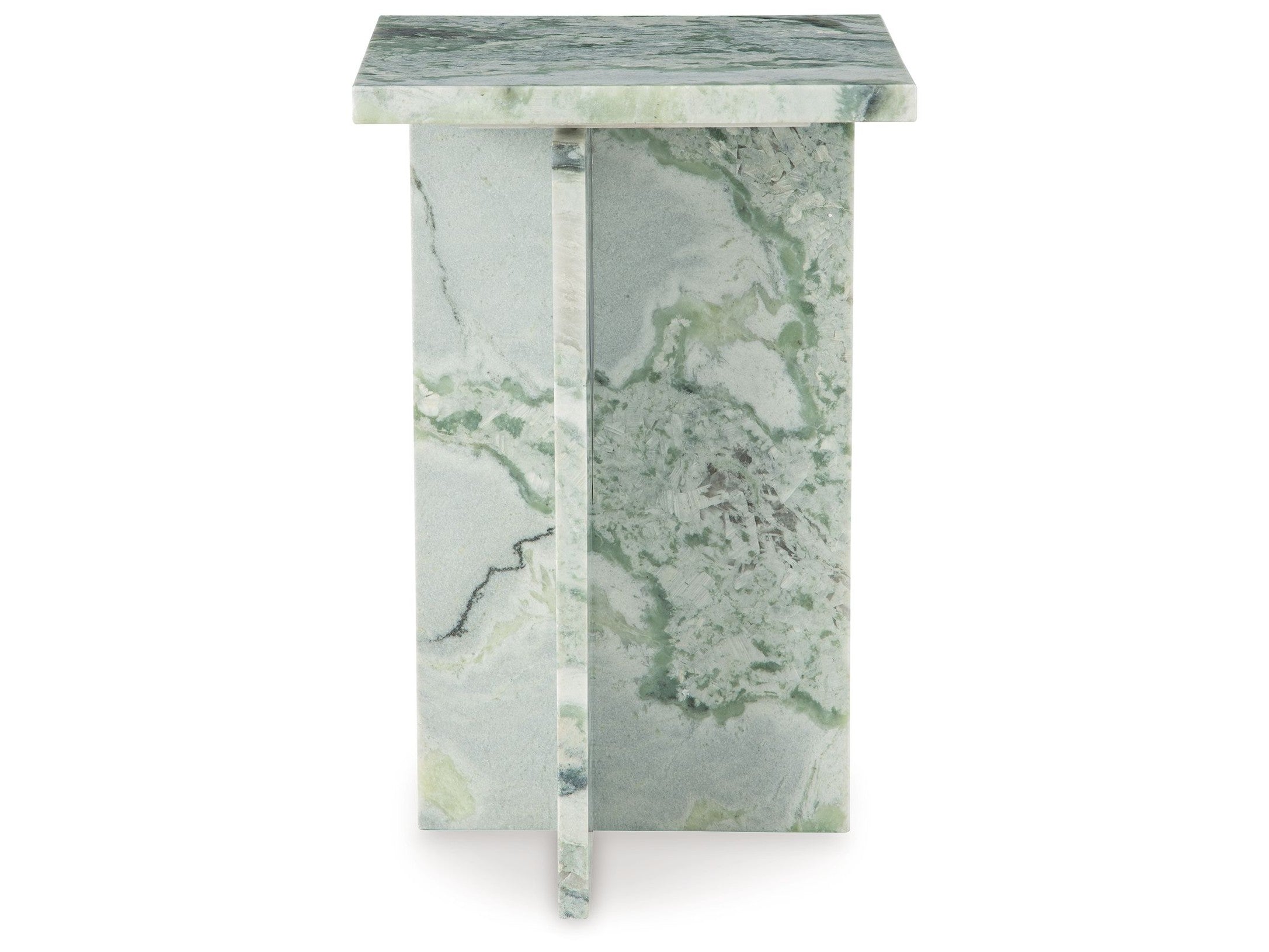 Deaconwell - Accent Table - White / Green