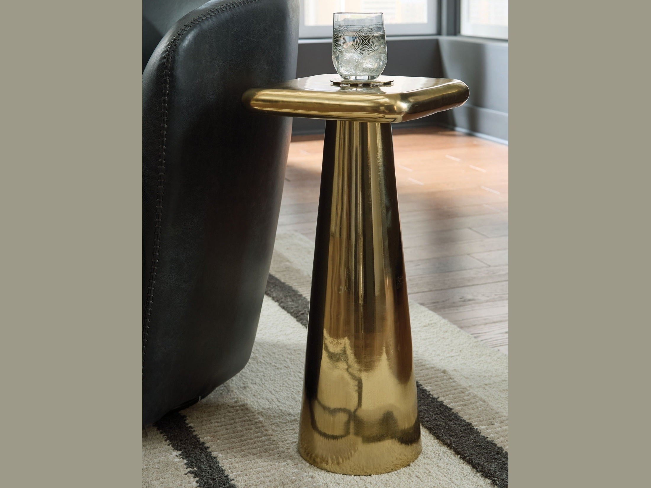 Dallenburg - Accent Table - Gold Finish