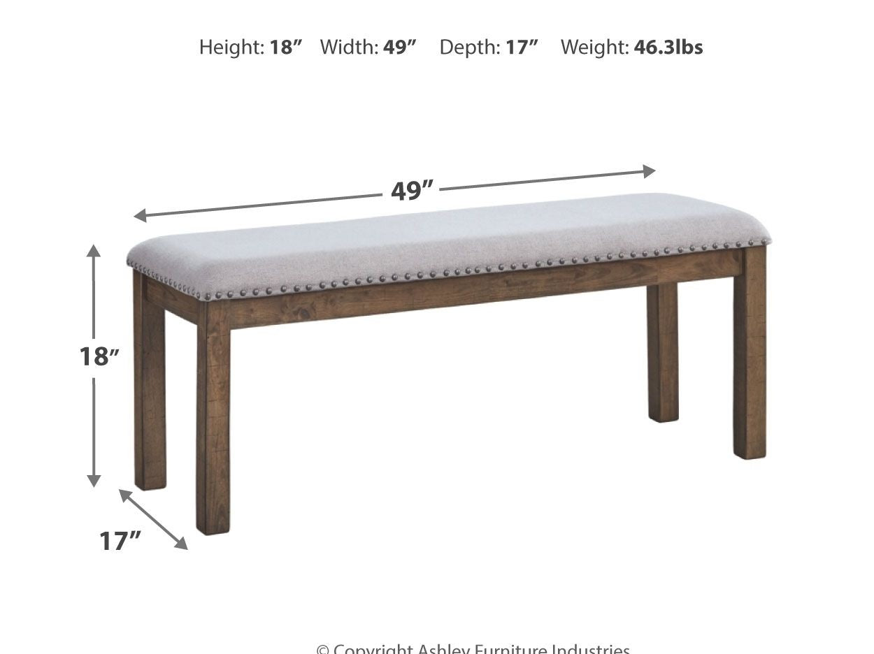 Moriville - Upholstered Bench - Beige