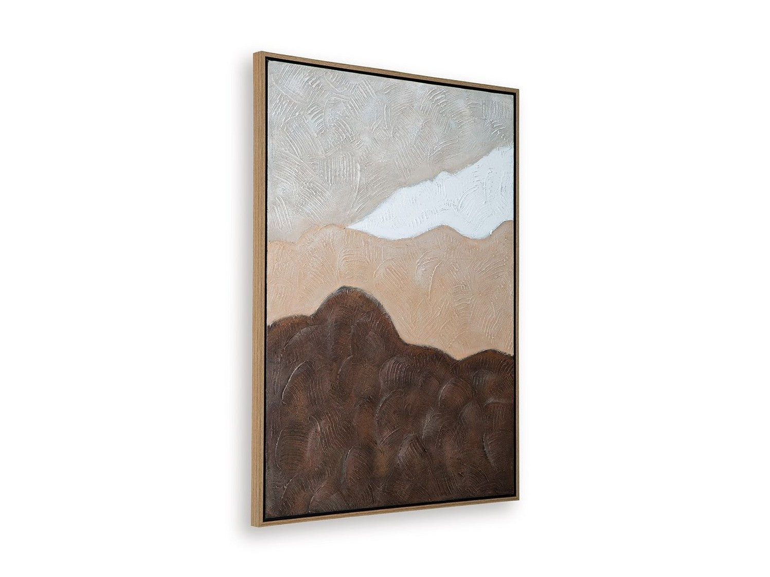 Fanthorne - Wall Art - Tan / Brown / White