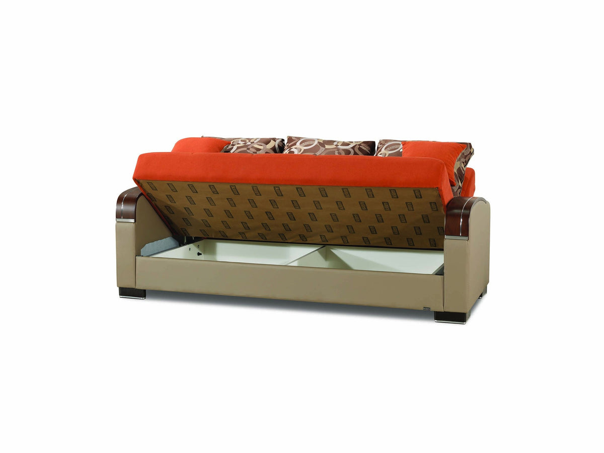 Ottomanson Mobimax - Upholstered Convertible Sofabed With Storage