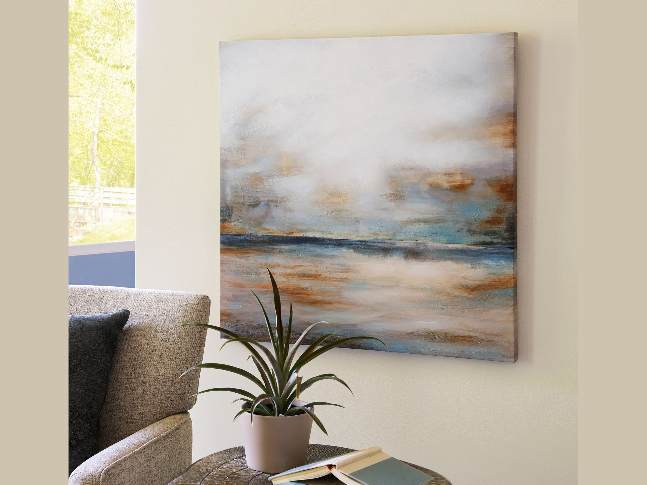 Weatheridge - Wall Art - Grey / Gold