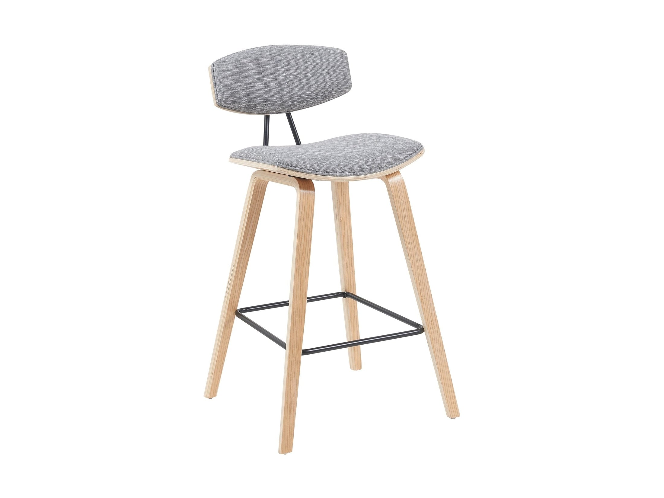 Fox - Swivel Bar Height Stool - Light Brown