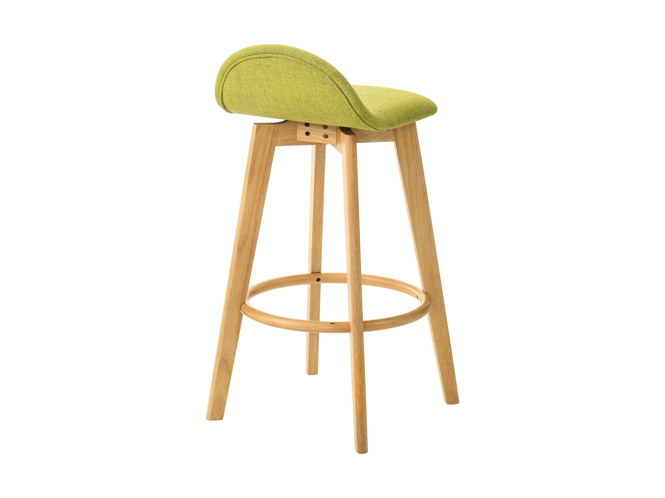 Vera - Upholstered Wood Counter Height Barstool