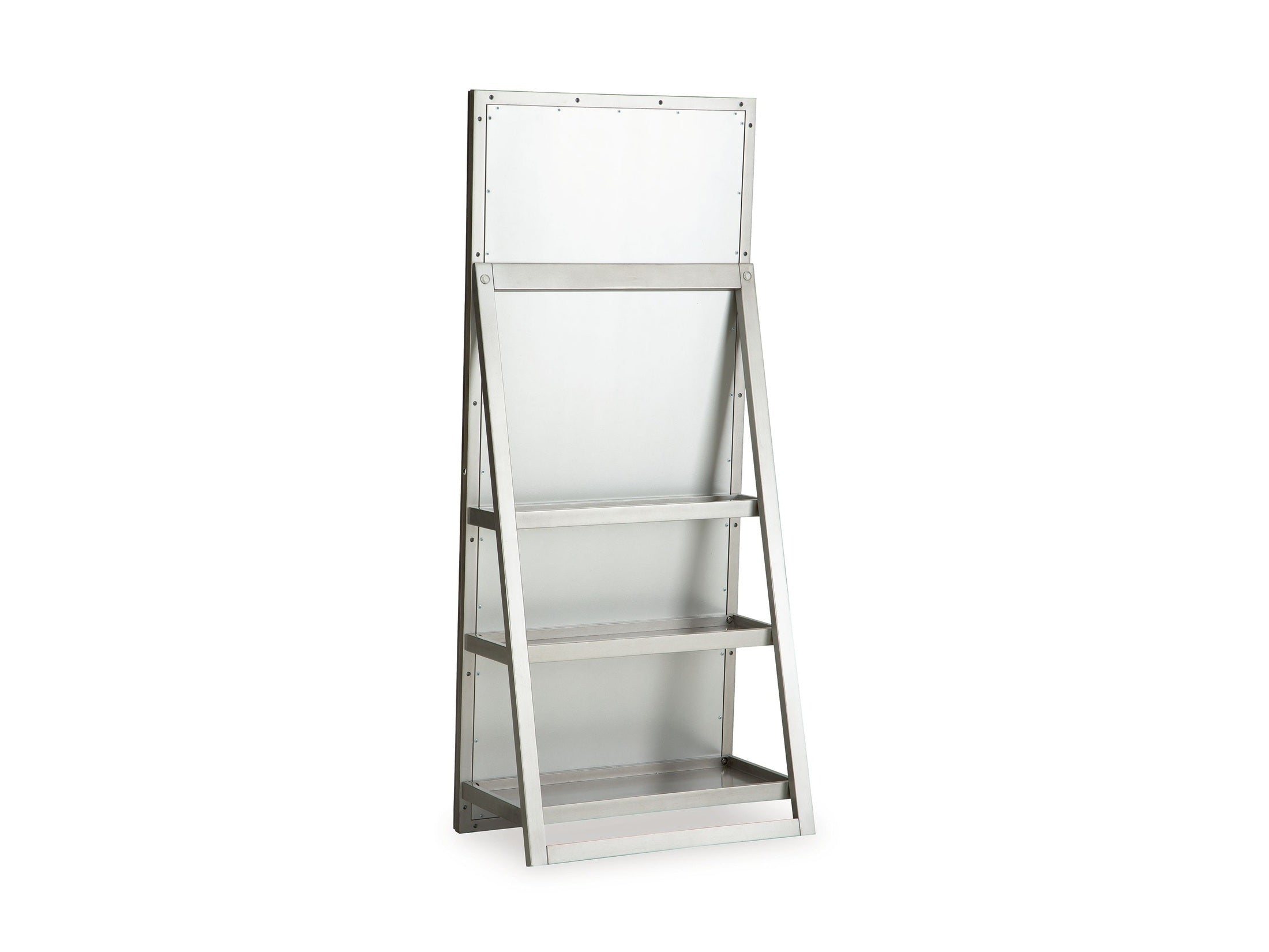Evesen - Floor Standing Mirror With Storage - Champagne