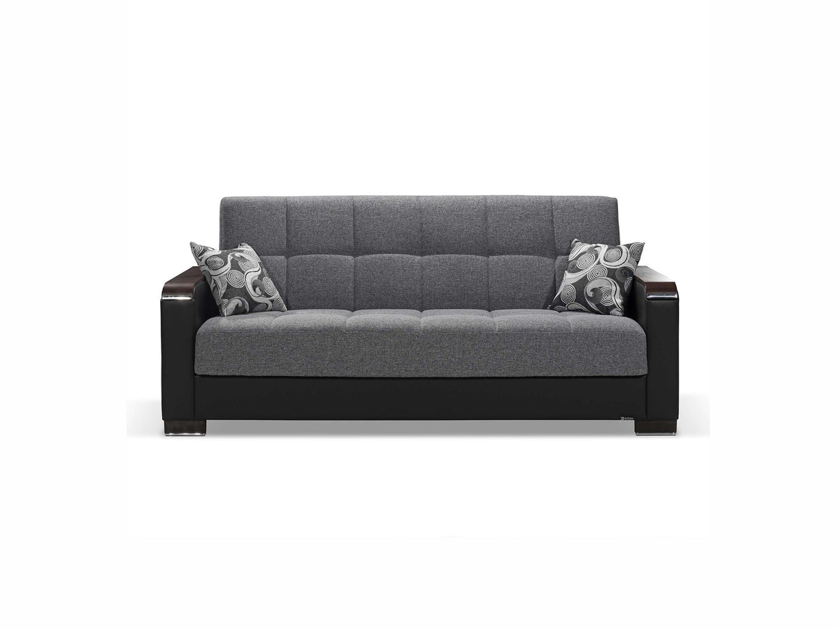 Ottomanson Armada X - Upholstered Convertible Wood Trimmed Sofabed With Storage
