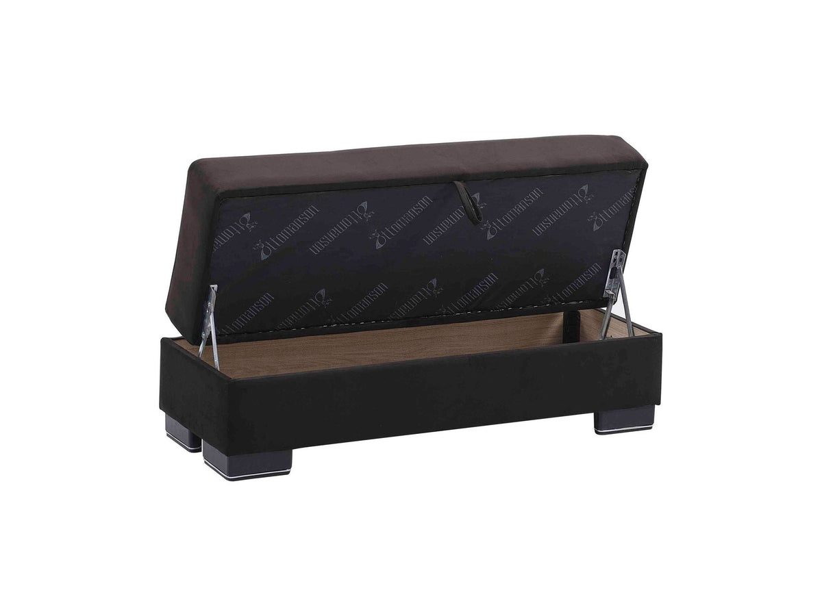 Ottomanson Armada Air - Upholstered Ottoman With Storage - Microfiber