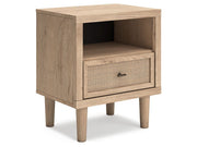 Cielden - One Drawer Night Stand - Two-Tone