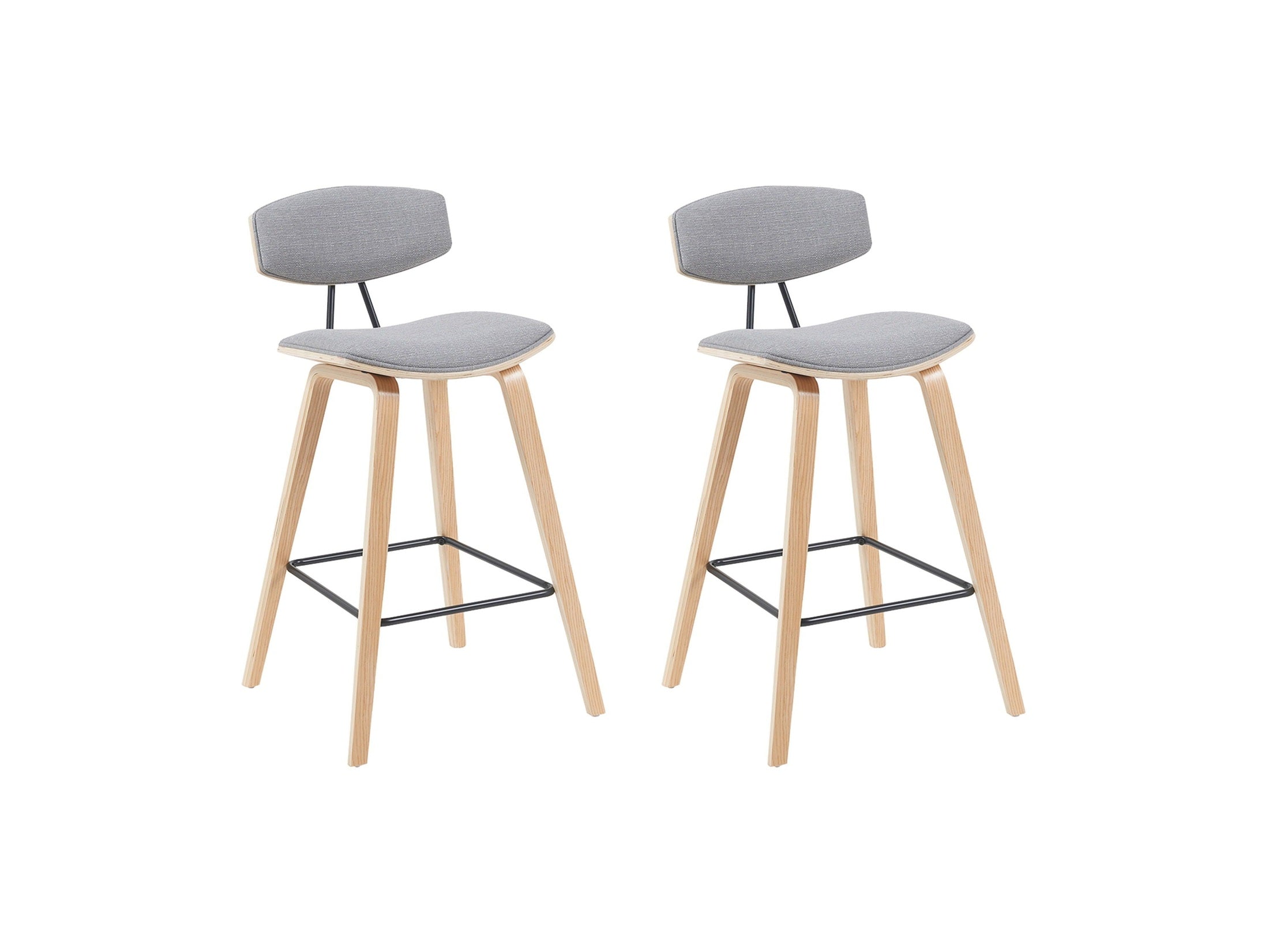 Fox - Swivel Bar Height Stool - Light Brown