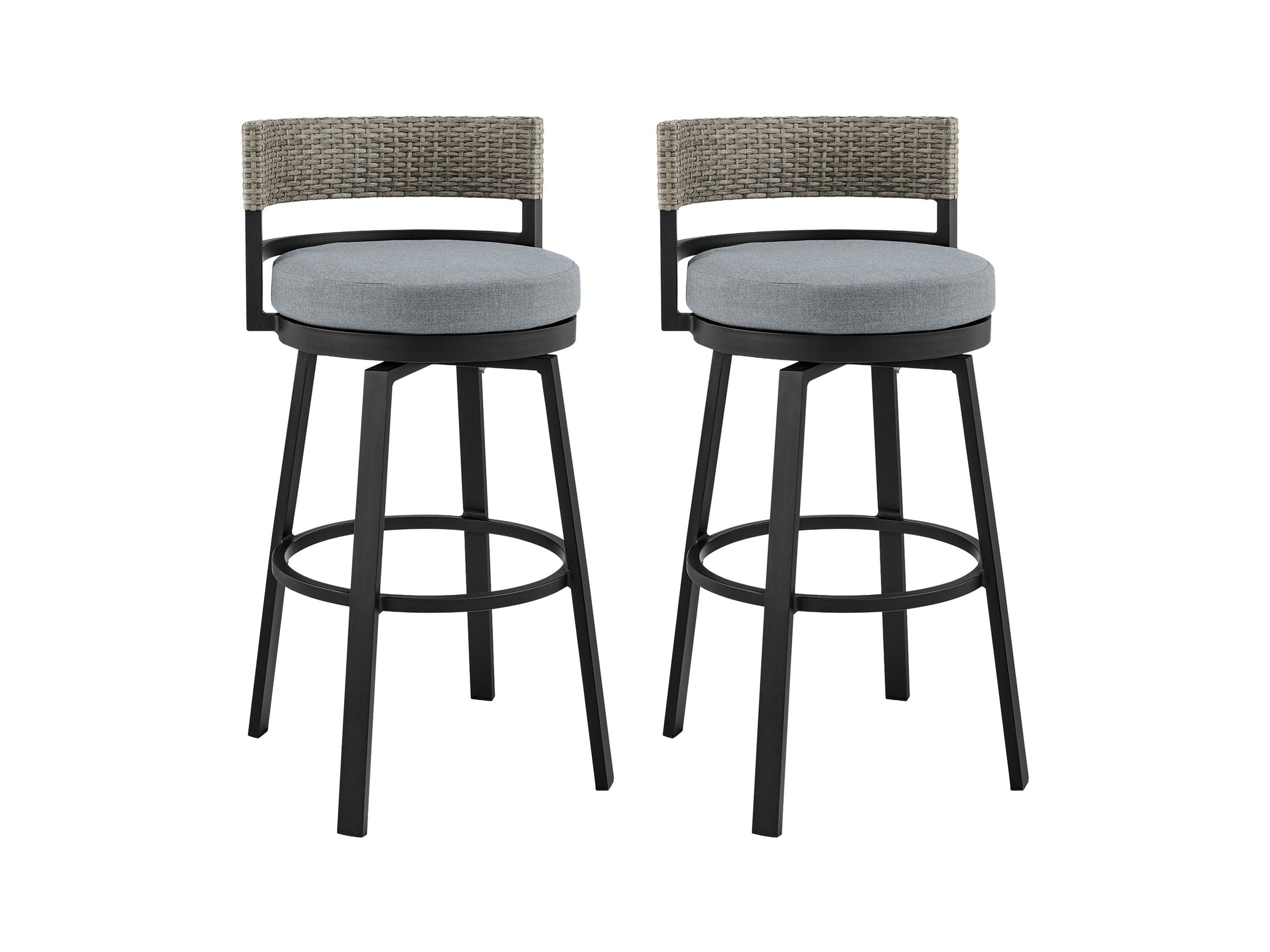 Encinitas - Outdoor Patio Swivel Bar Stool Set