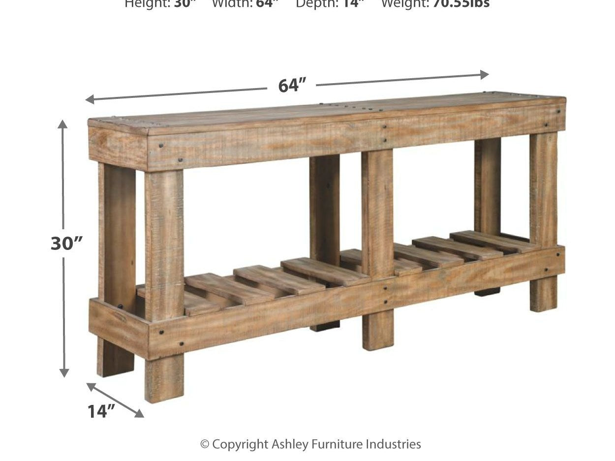 Susandeer - Console Sofa Table - Brown