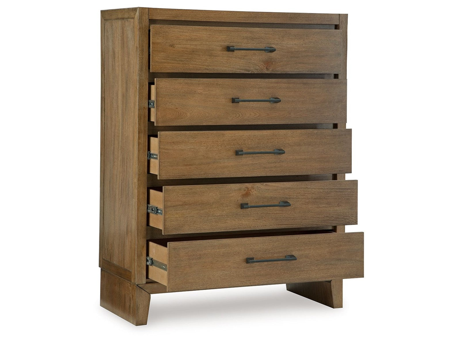 Sherbana - Five Drawer Chest - Light Brown
