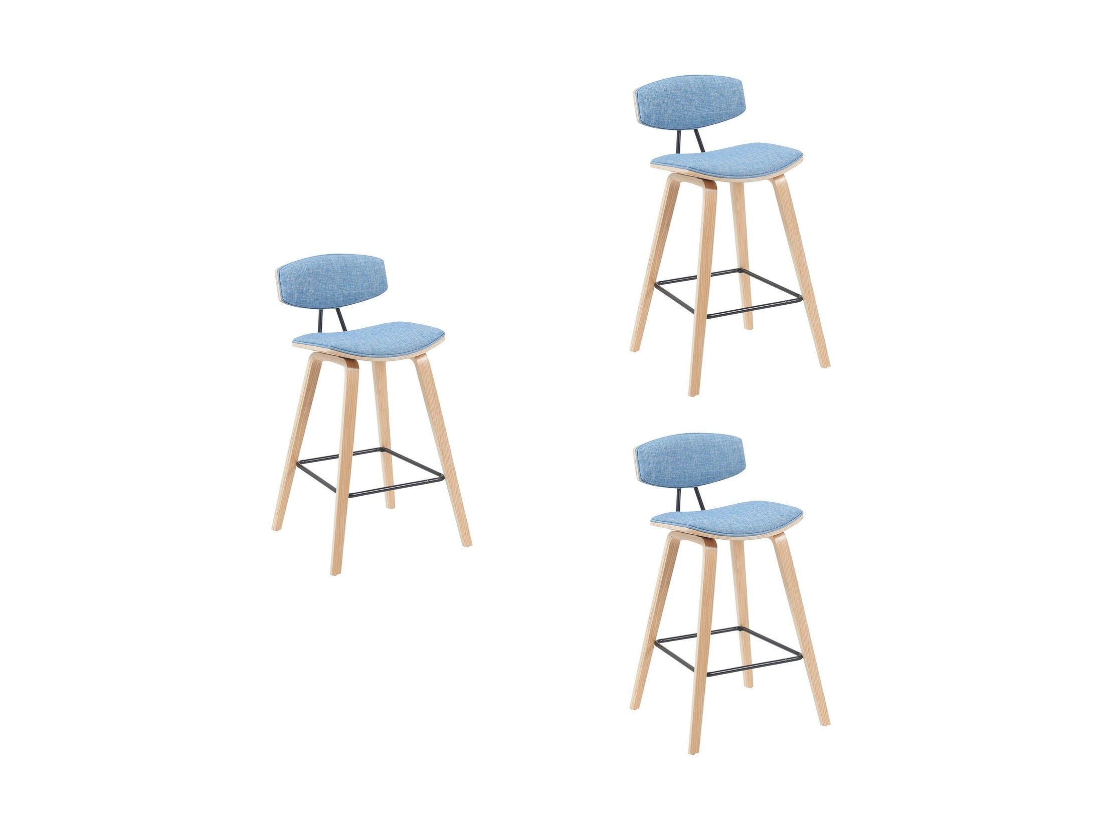 Fox - Swivel Bar Height Stool - Light Brown