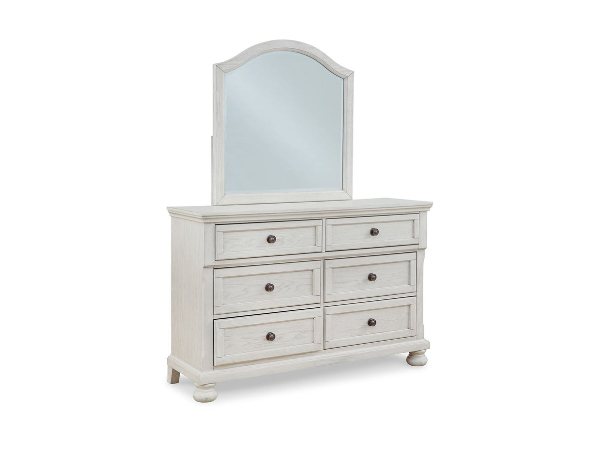 Robbinsdale - Dresser, Mirror - Youth - Antique White