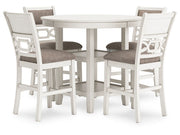 Erinberg - Dining Room Counter Table Set (Set of 5) - Antique White